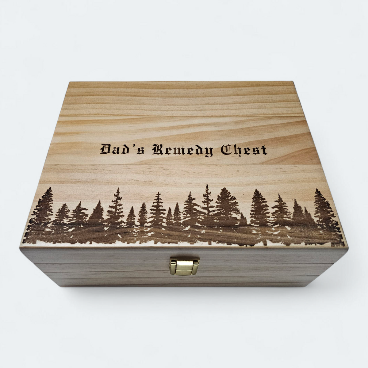 Customized Premium Wooden Keepsake Box- Forest and Nature Themes