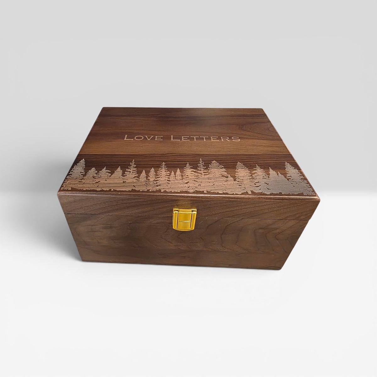 Customized Premium Wooden Keepsake Box- Forest and Nature Themes
