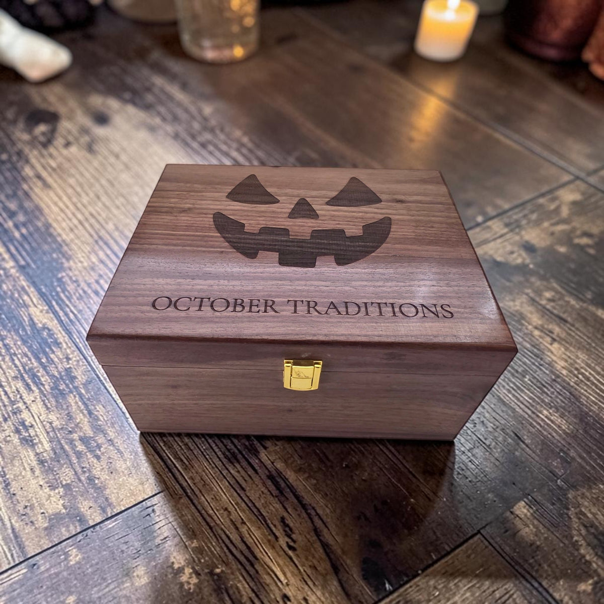 Personalized Halloween Memory Keepsake Box