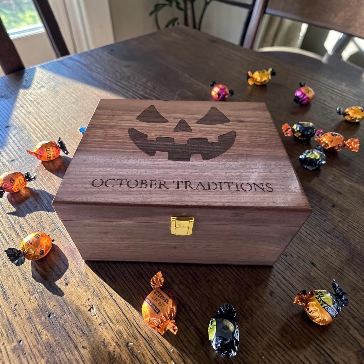Personalized Halloween Memory Keepsake Box