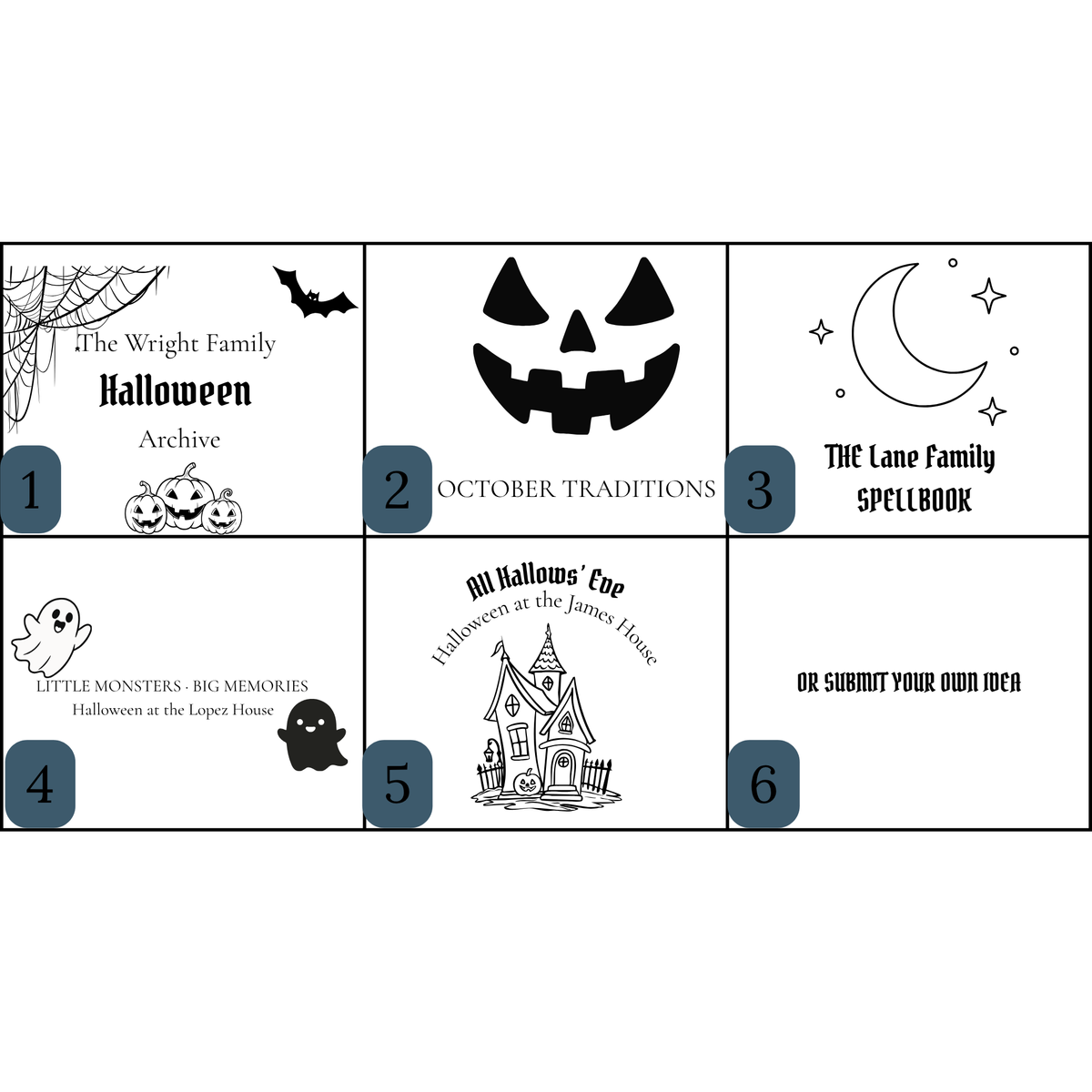 Personalized Halloween Memory Keepsake Box
