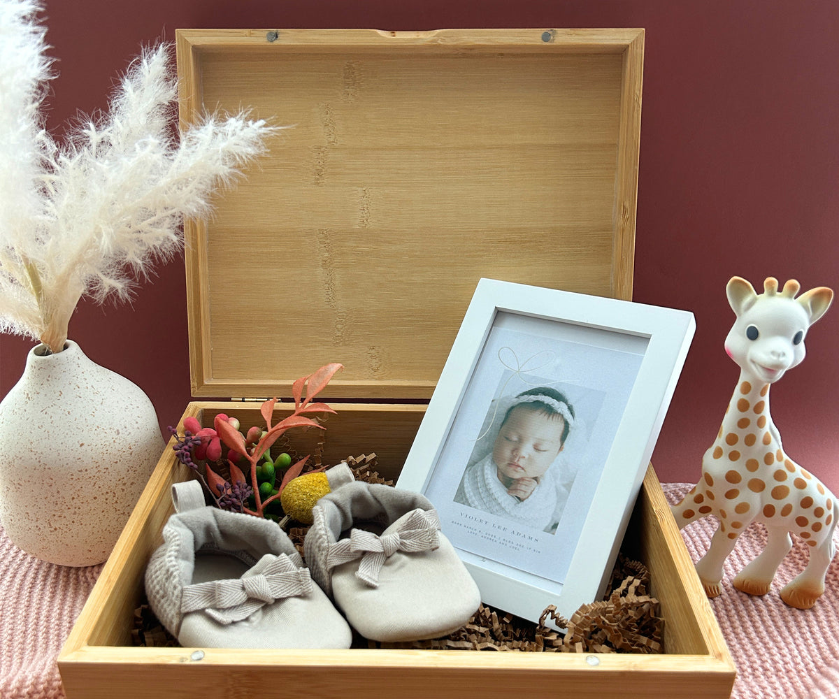 Personalized Designer Keepsake Box : Engraved Memory Gift
